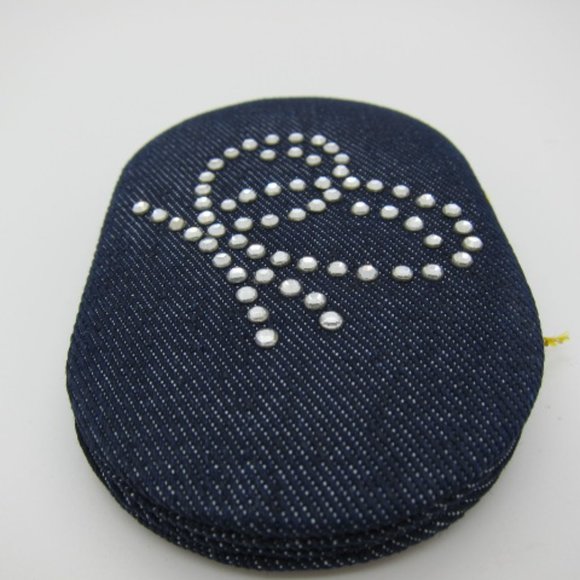 Women Handheld Mirror Purse Compact Portable Foldable 2x Magnification 2 Sided - Picture 3 of 6